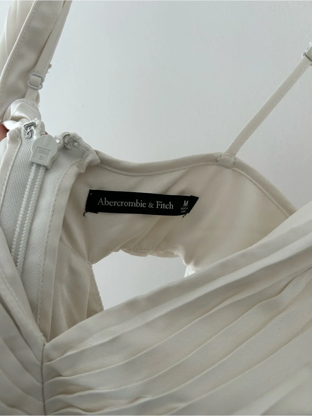 Abercrombie Giselle Pleated Cut Out Midi Dress